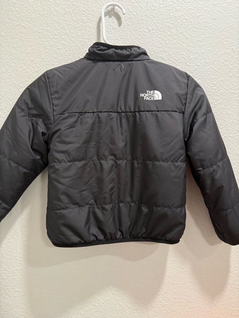 The North Face Reversible Kids Black Quilted Puffer Jacket - Picture 5 of 13